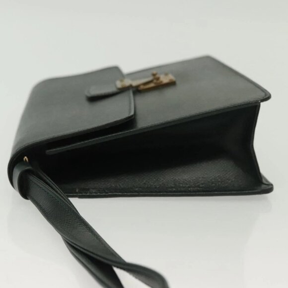 LOUIS VUITTON Taiga Pochette Kourad Clutch Bag Epicea - Picture 4 of 16